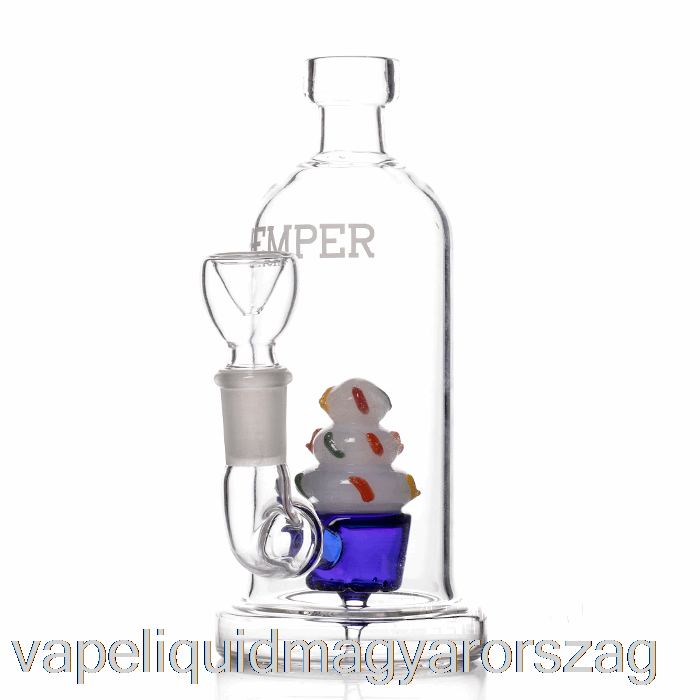 Hemper Cupcake Bong átlátszó Vape Toll